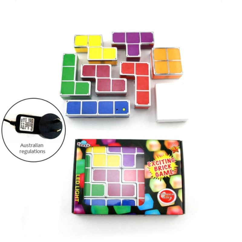 Creative DIY Tetris Puzzle Lighting
