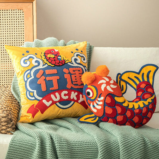 Chinoiserie Luck Pillow
